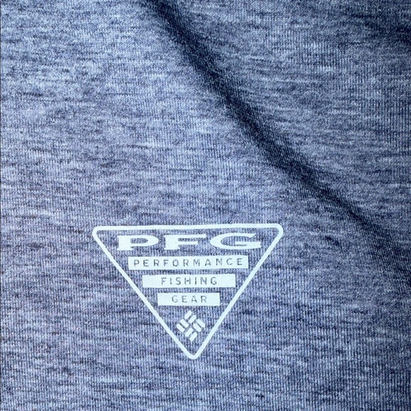 Columbia PFG Gray Hooded Long Sleeve Shirt Omni Shade - Picture 6 of 8